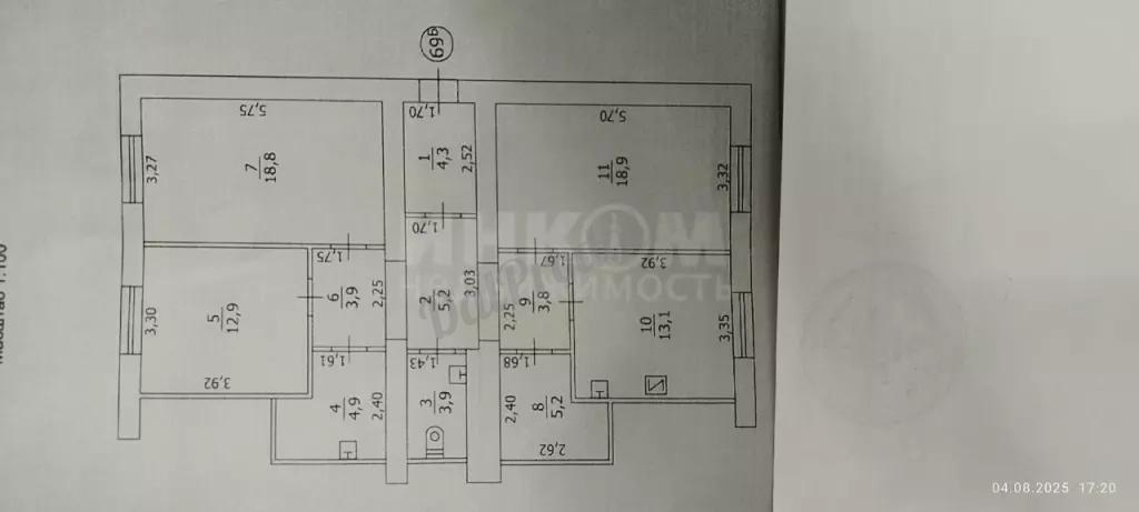 Продам 3-х комн квартиру с авт отоп в городе Луганск улица Ватутина