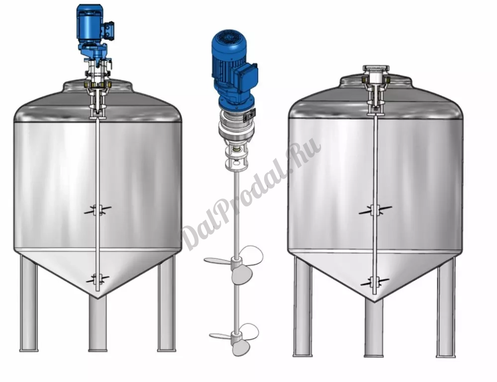 Емкости с перемешивающим устройством