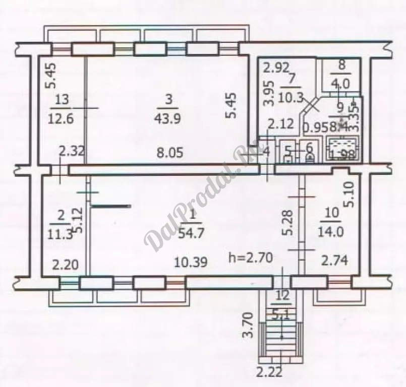 Продам помещение в центре 168м2