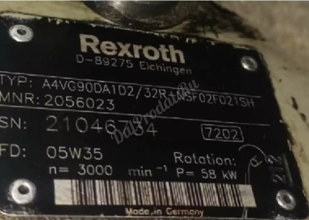 Ремонт гидромотора D-89275 elchingen rexroth