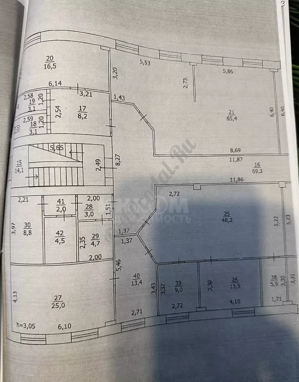 Продам помещение в центре 250м2