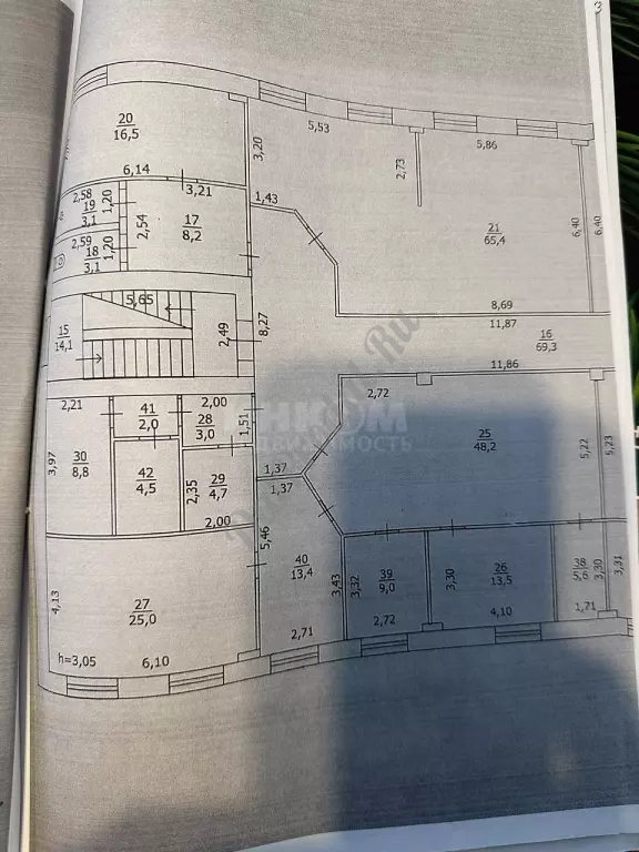 Продам помещение в центре 250м2