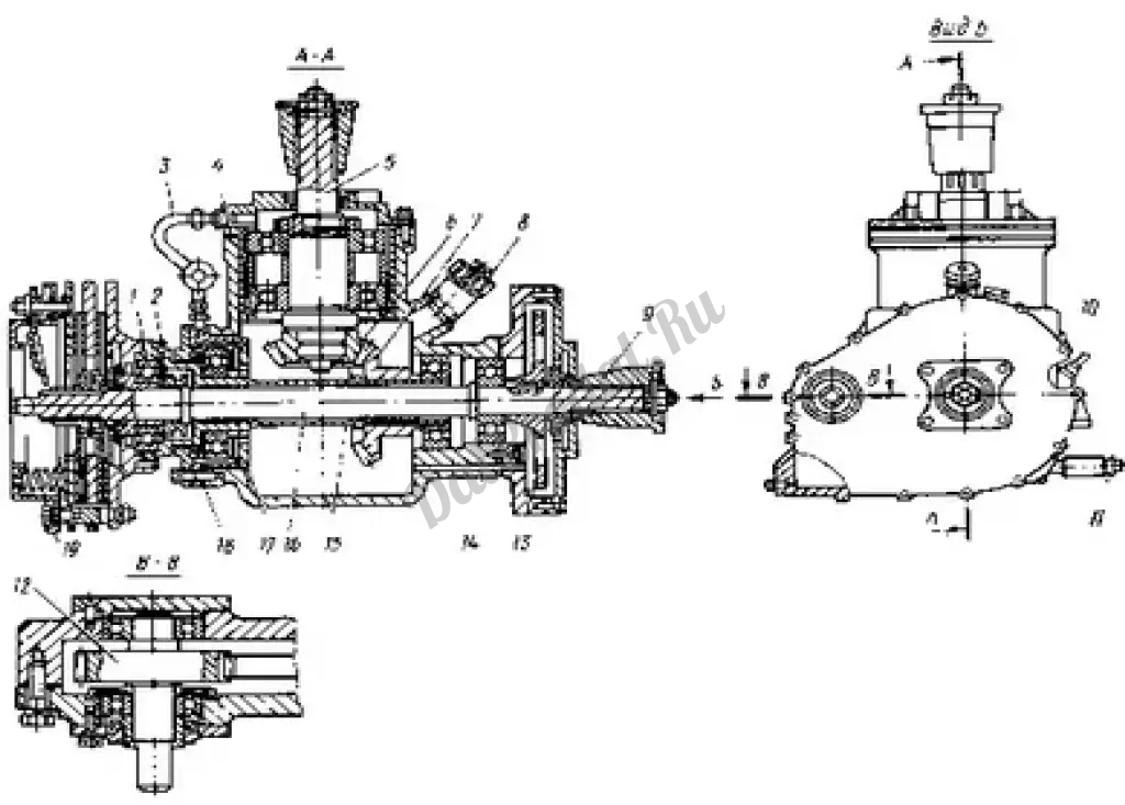 Фланец редуктора вентилятора ТЭМ2.65.10.1007