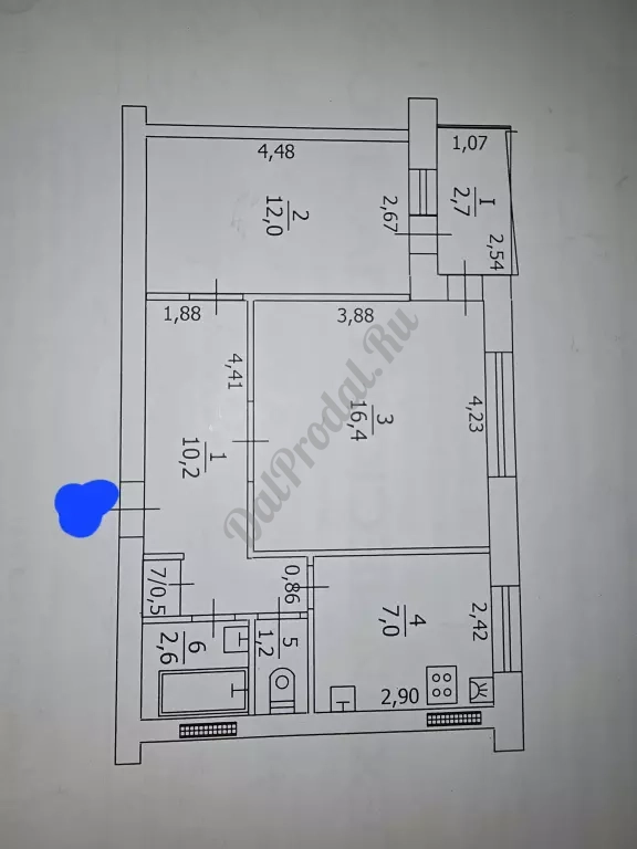 Продам 2к ул. 26 Бакинских Комиссаров