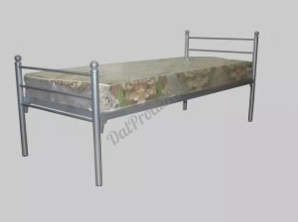 Кровати металлические с ДСП спинками и сварной сеткой