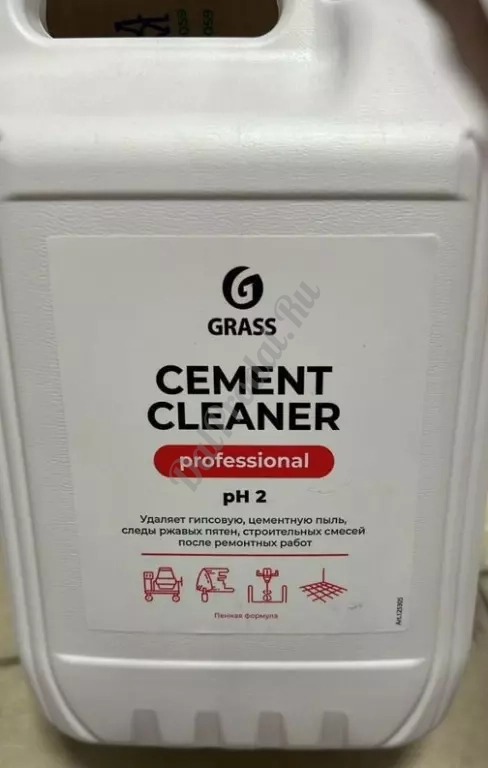 Средство для уборки после строите grass cement