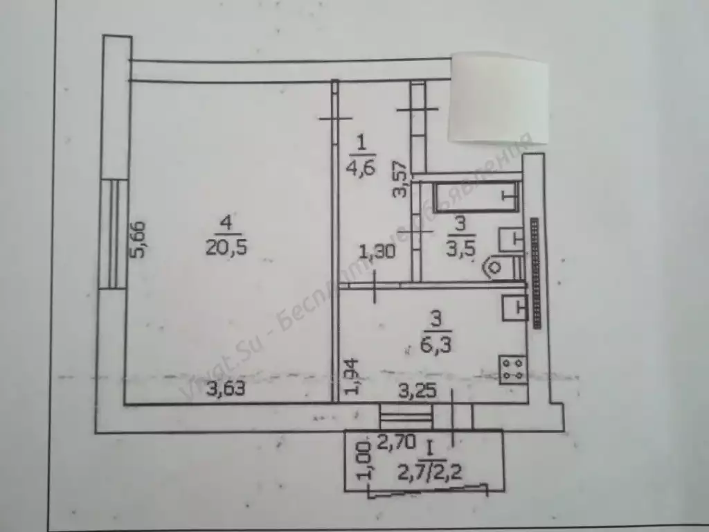 Продажа квартиры, 1 комната, 37.1 м², агент