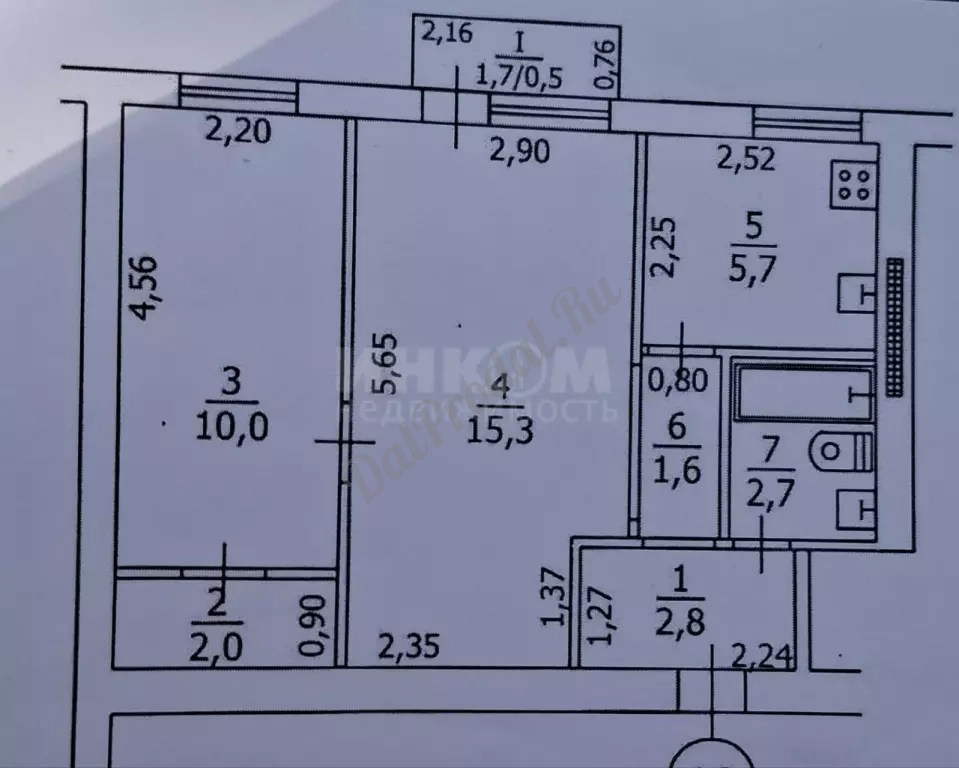Продам 2к квартиру а центре ул.В.Шевченко 3/5эт