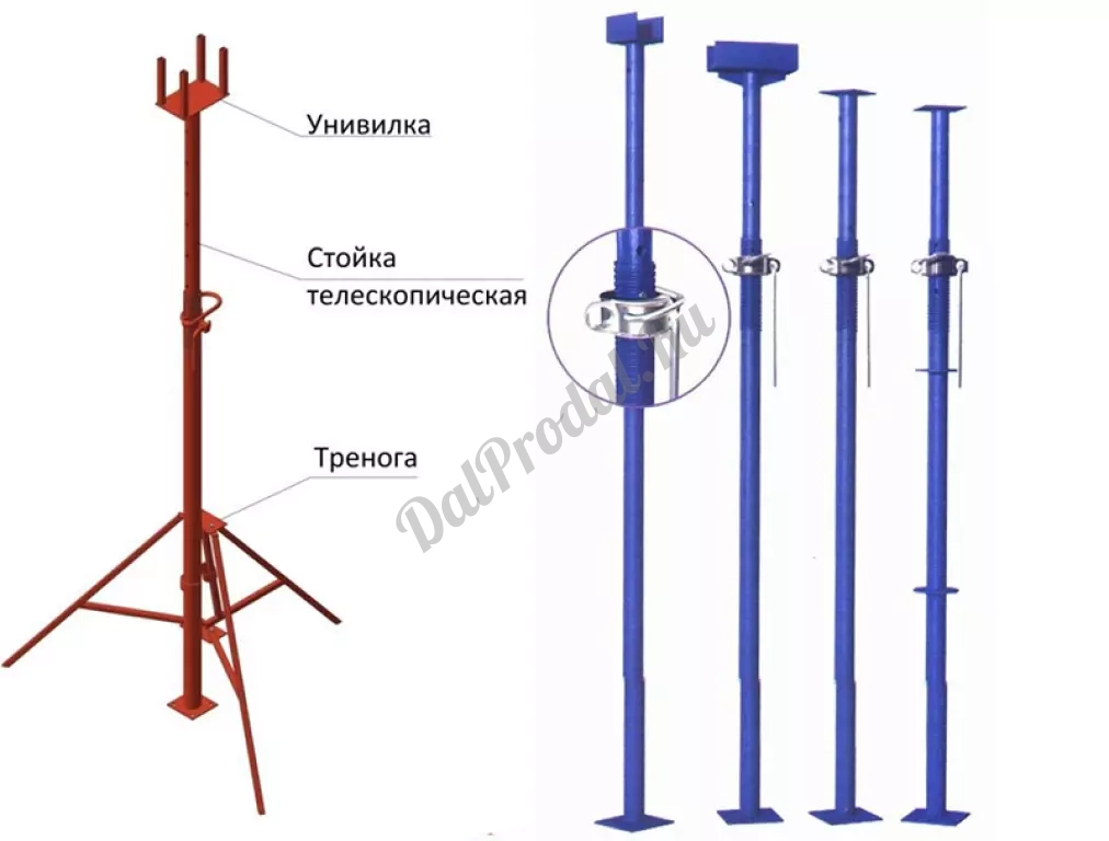 Аренда строительных рамных лесов, опалубка горизонтальная. Доставка.